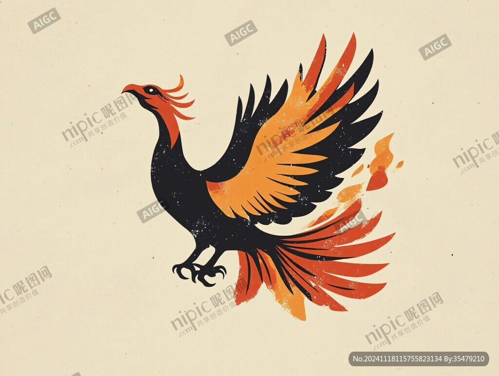 手繪火鳳凰