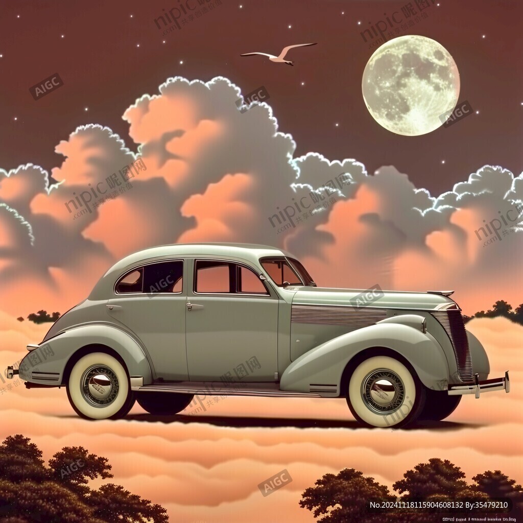 汽車風(fēng)景畫