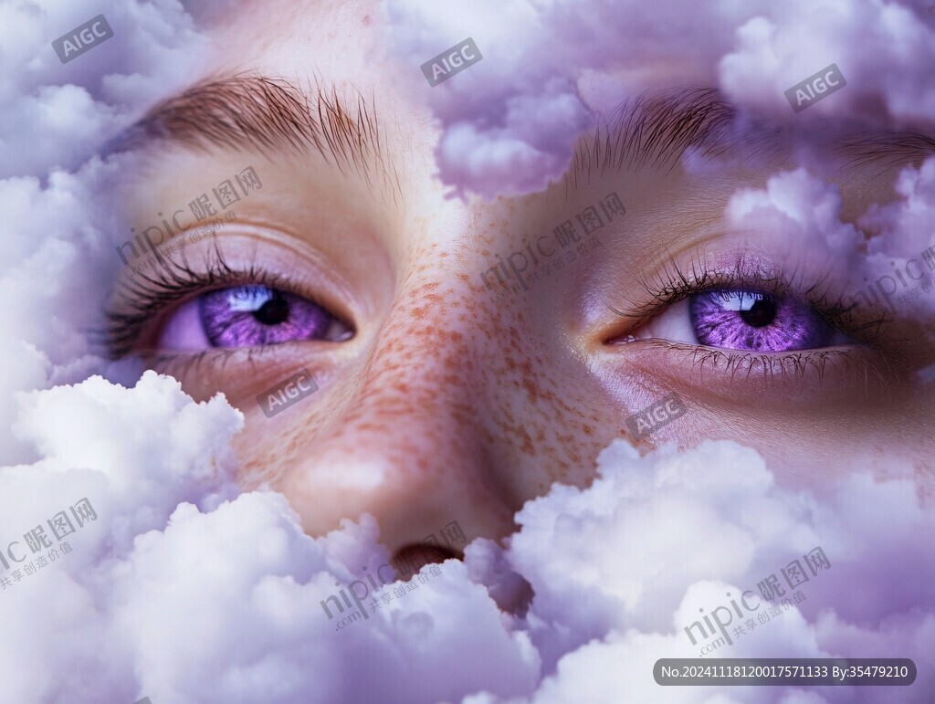 云朵人臉