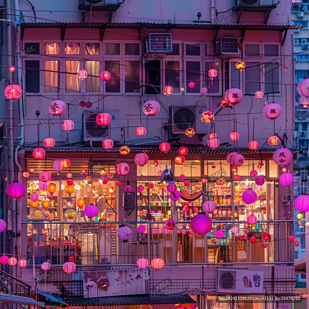樓房花燈