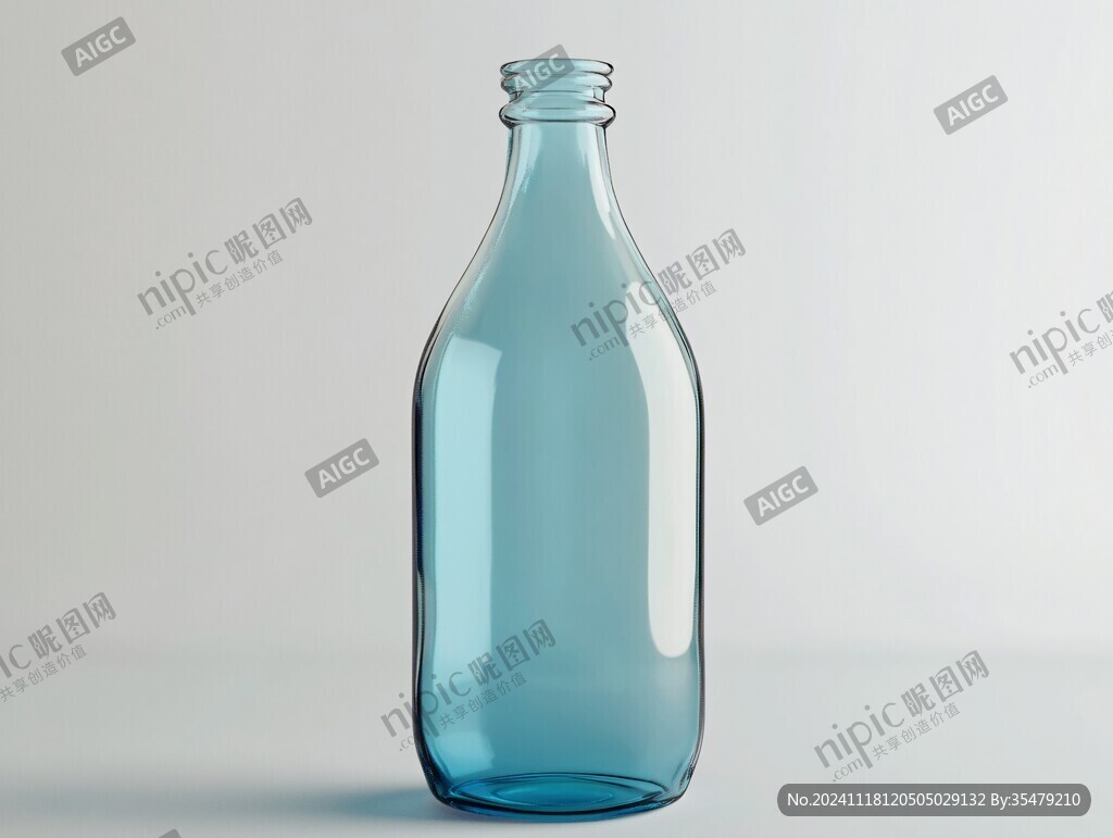 玻璃瓶模型
