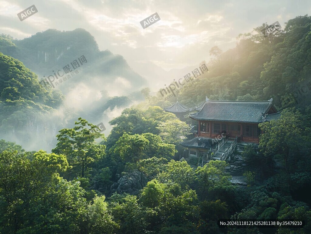 山林深山禪寺