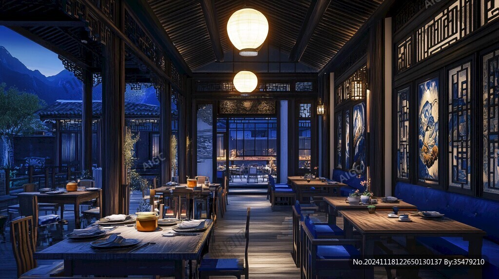 中式對稱餐館