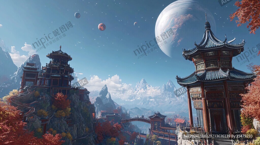 掛榜閣高清全景