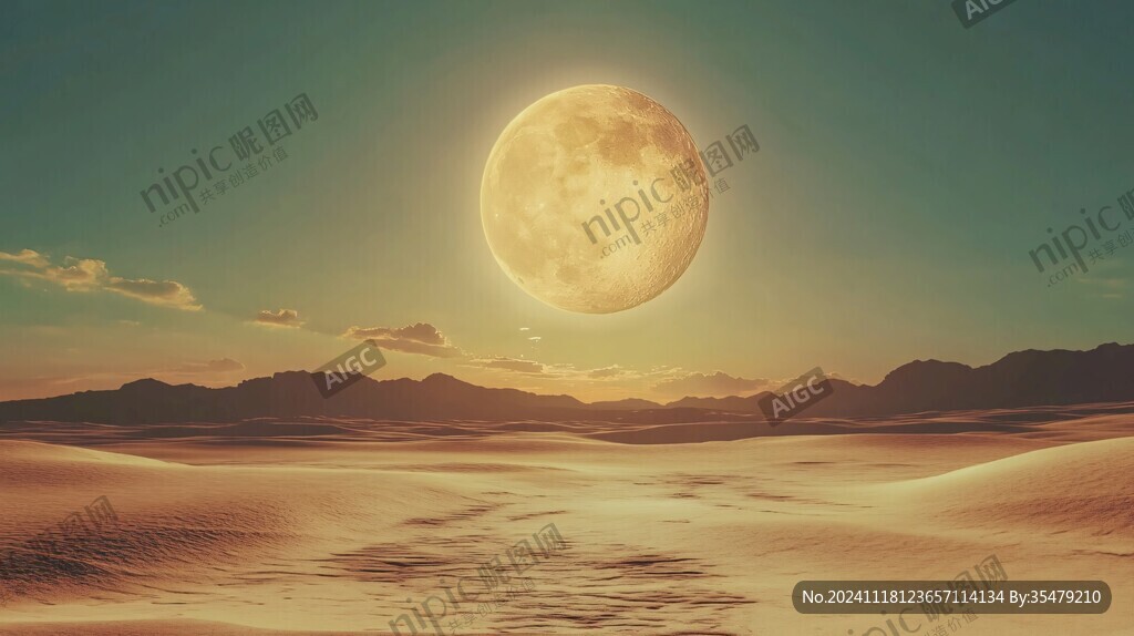 山水月夜