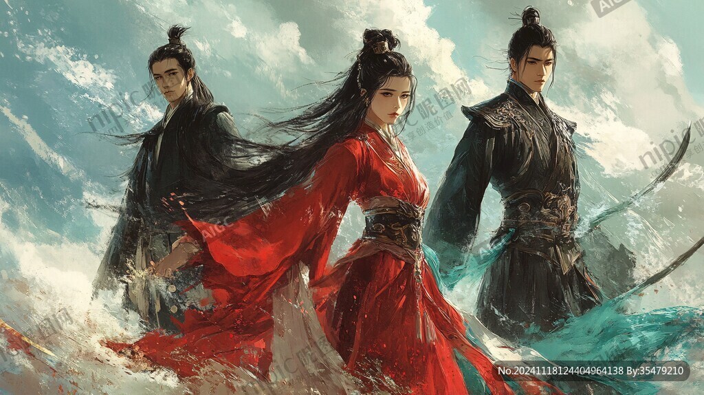 武俠封面插畫(huà)