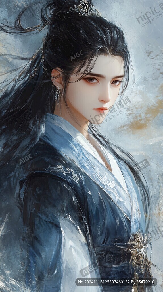 古風少年插畫