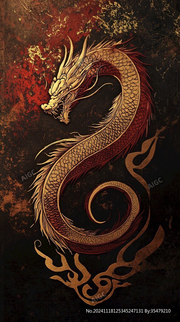 古風(fēng)龍插畫