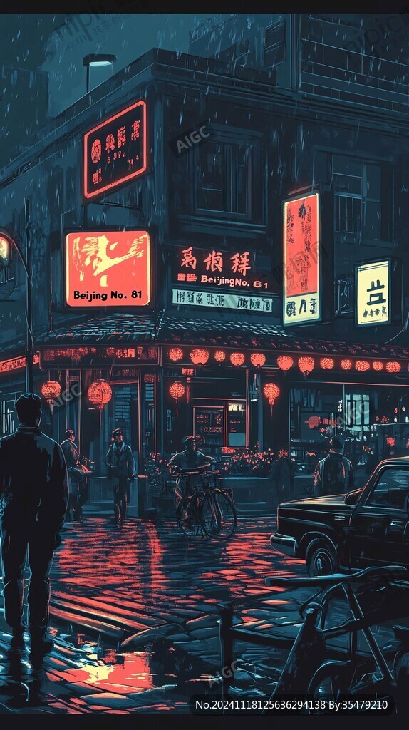 港風(fēng)插畫
