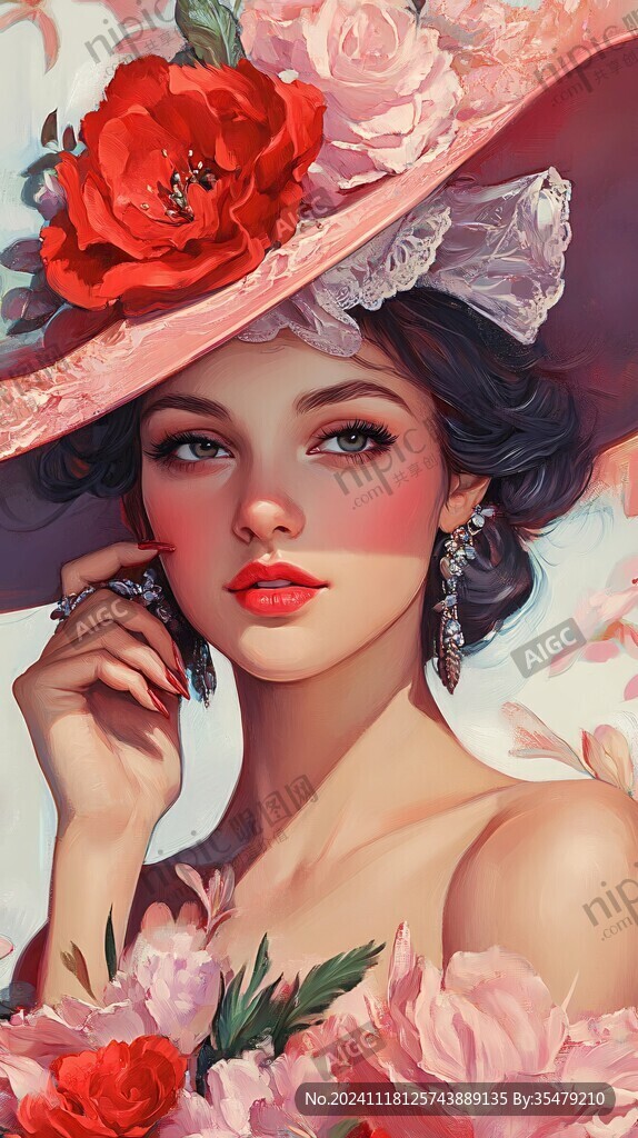 高級(jí)感女插畫