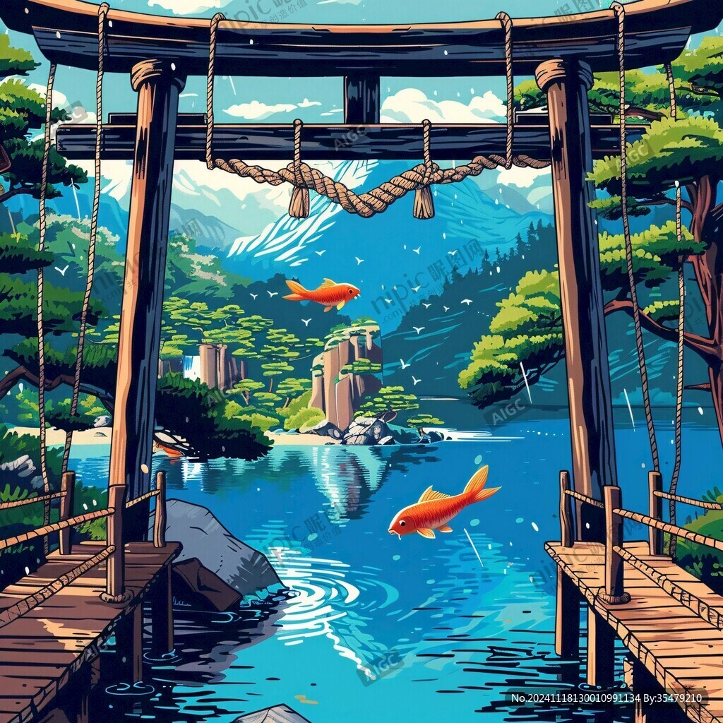 串月橋插畫(huà)