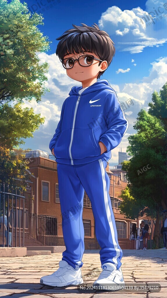 q版青年少年男生