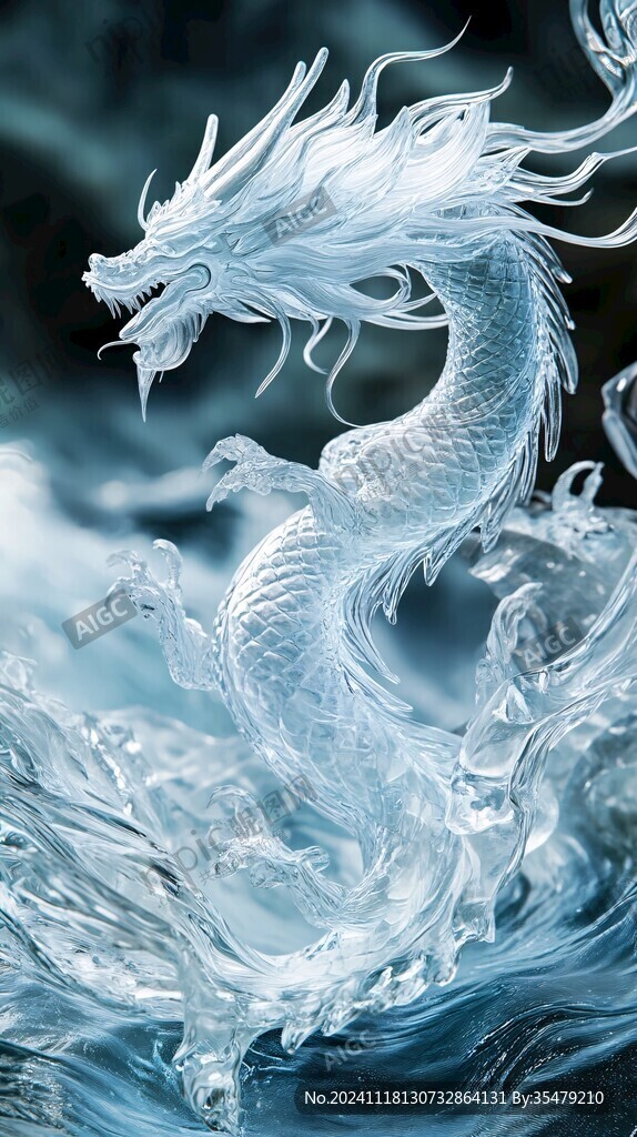 龍吐水壁紙