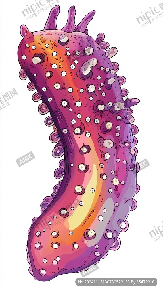 水產(chǎn)海馬插畫(huà)