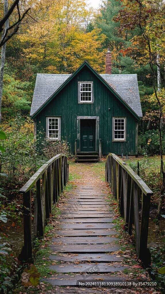 林中歐式小屋
