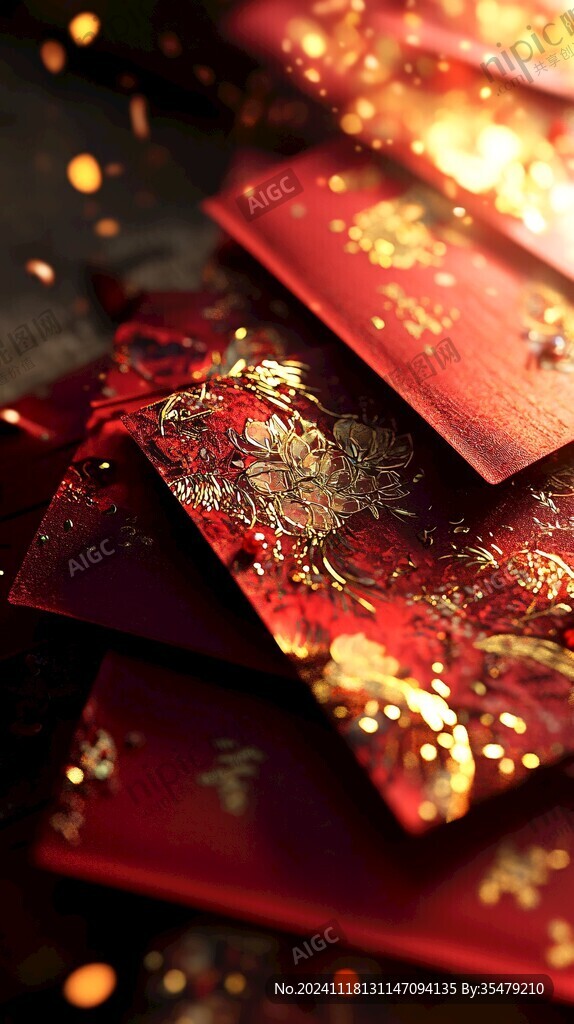 元旦禮物紅包喜慶