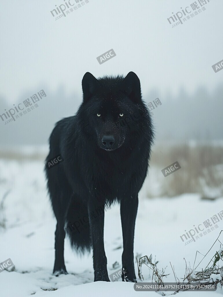 黑色田園犬