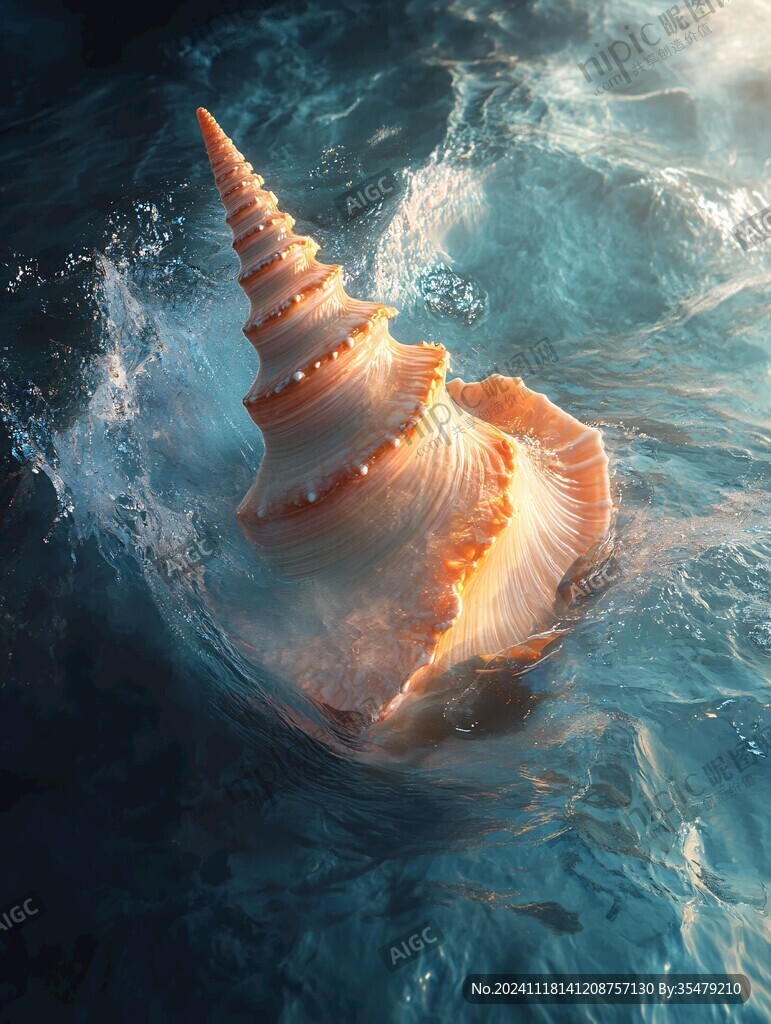 海螺純白高清圖