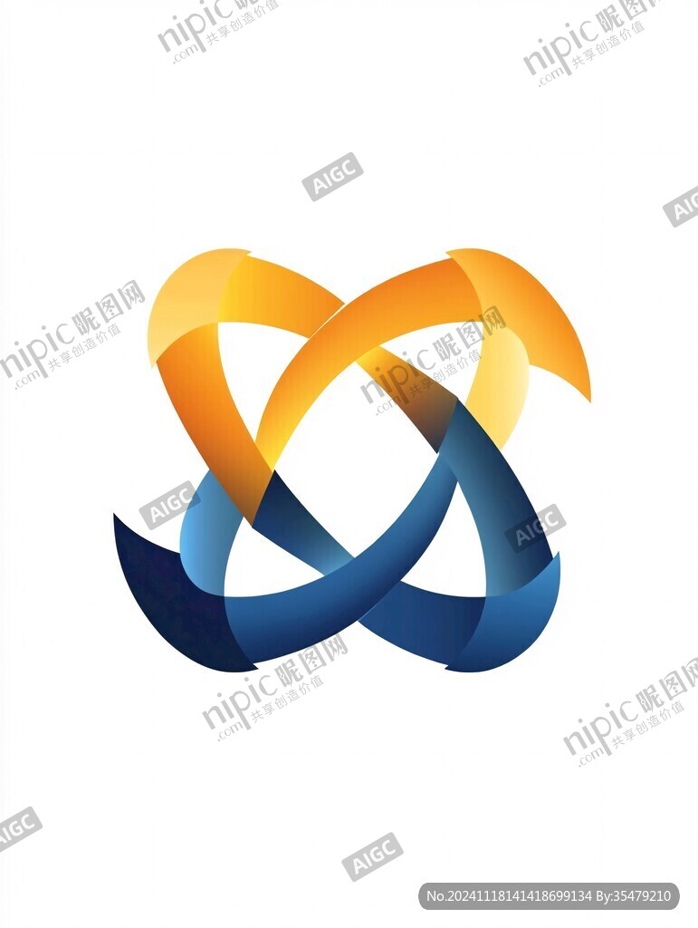 流動線條logo