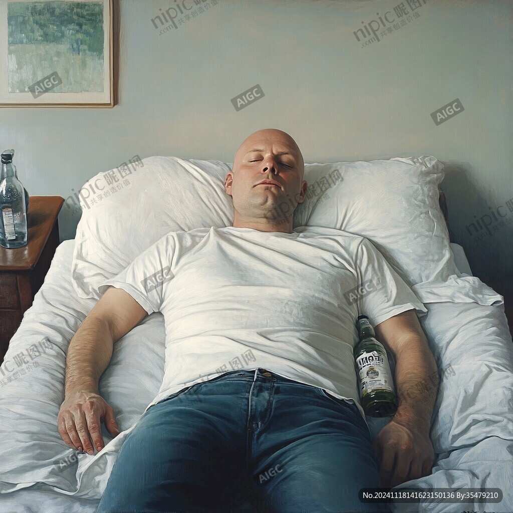 醉寂寞的男人睡覺