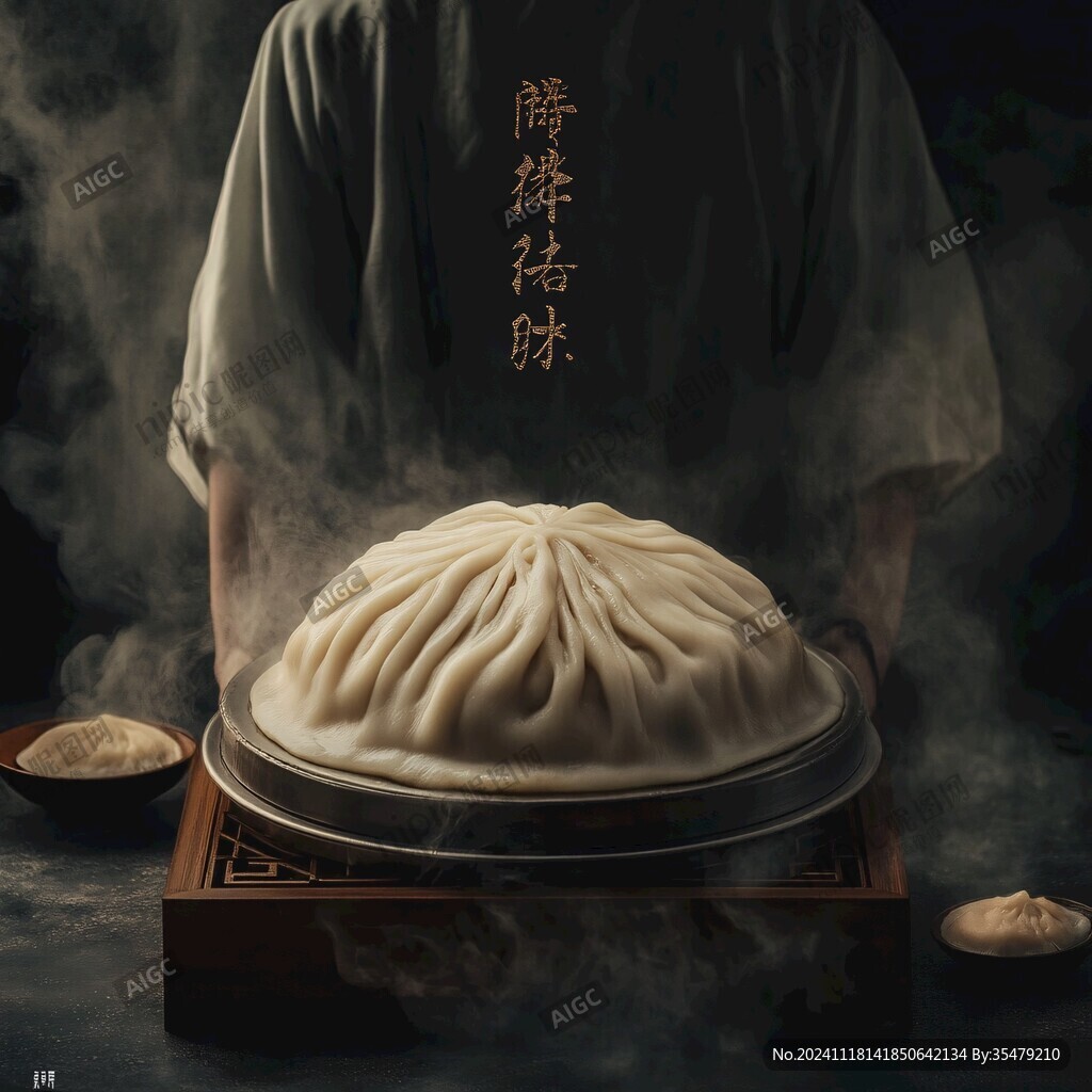 蟹黃包配圖