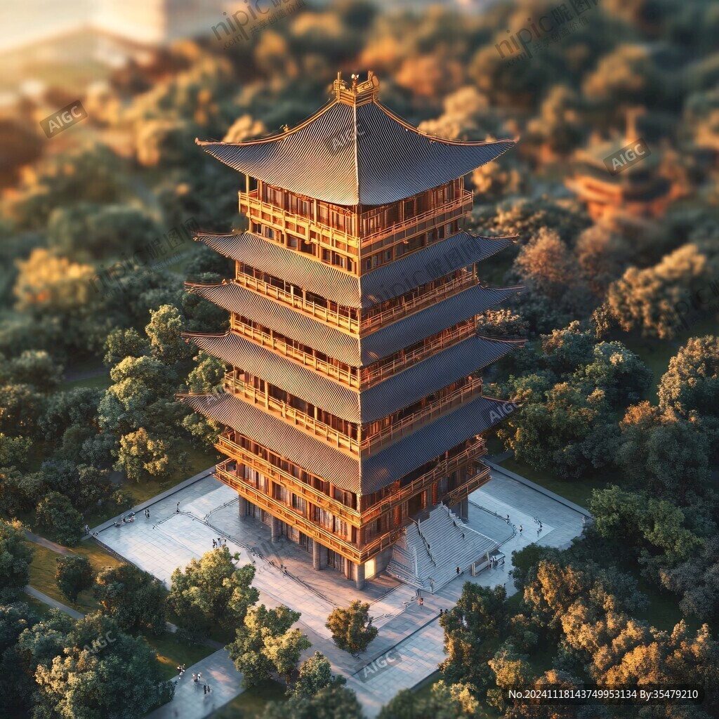 新鸛雀樓模型