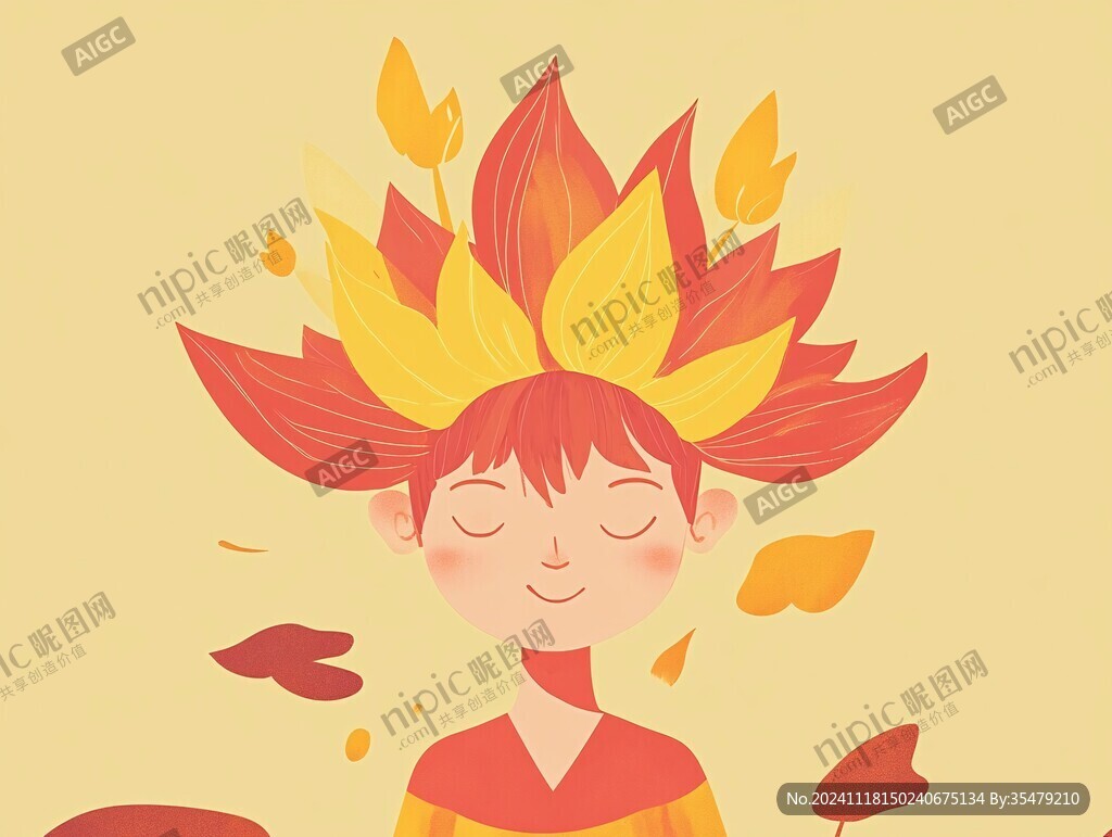 秋天文創(chuàng)插畫