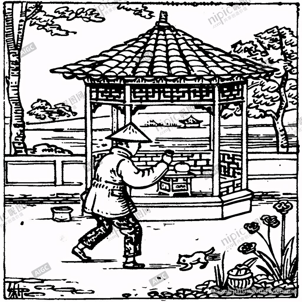 賣糖人的小販