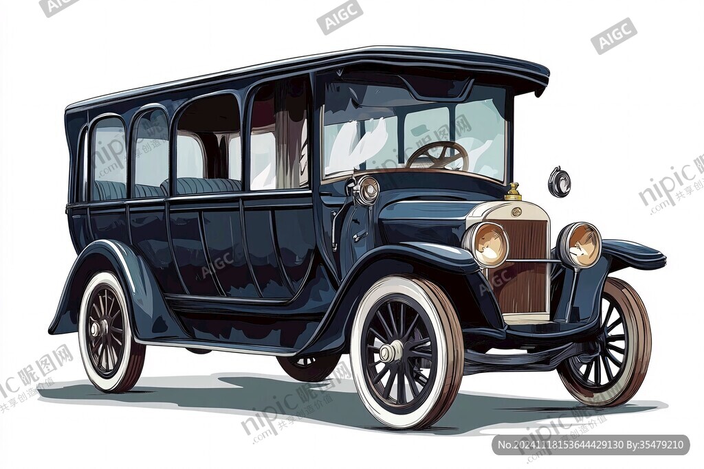 復古車插畫