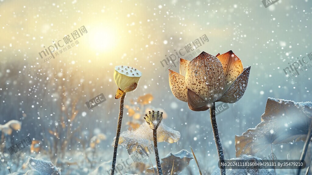 雪地蓮蓬