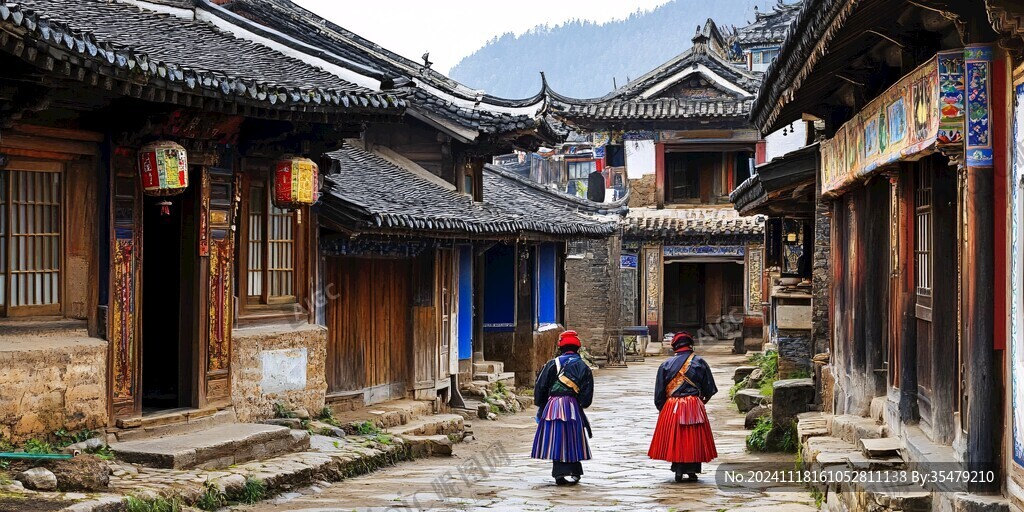 隆里古城街景