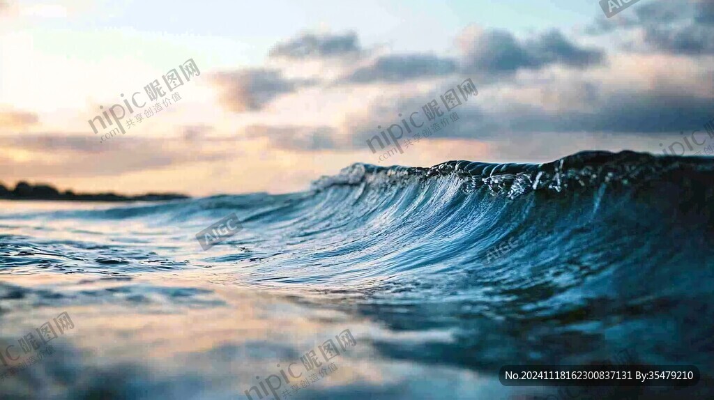 浪花高清背景