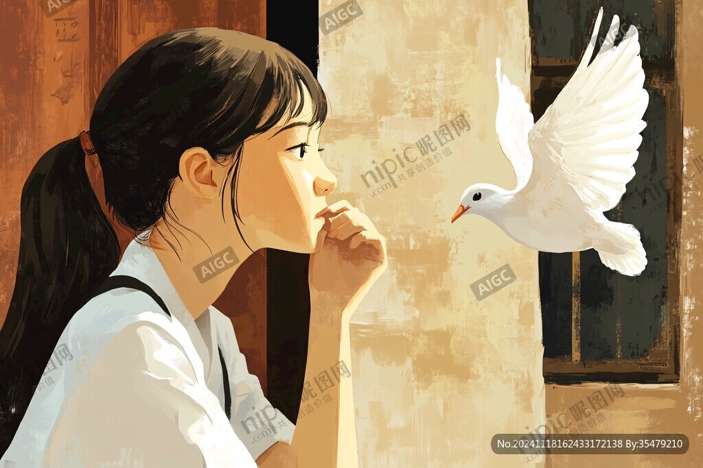 鼠繪青春的記憶插畫圖