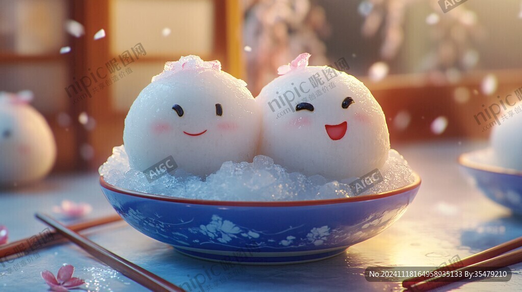 吃湯圓的娃娃