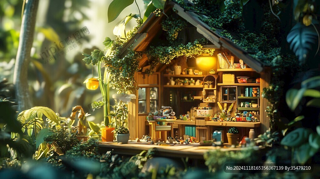 森系主題場景