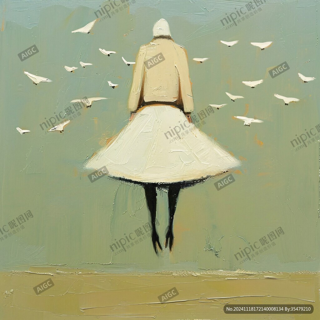 意境人物插畫