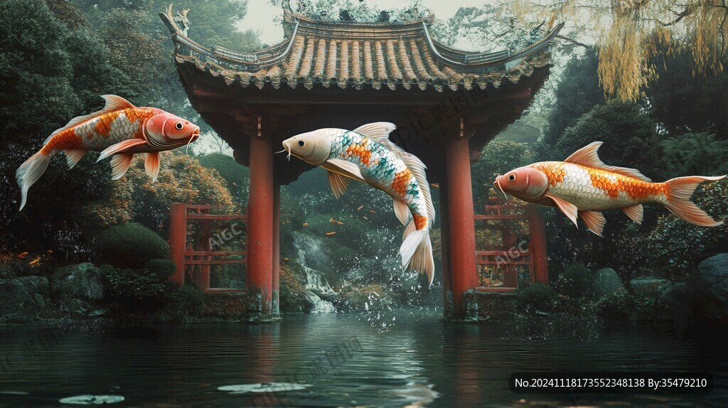 鯉魚3d畫