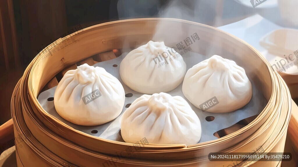 淺底上的蒸包