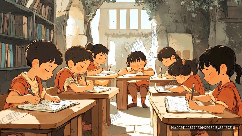 小學生課本插畫
