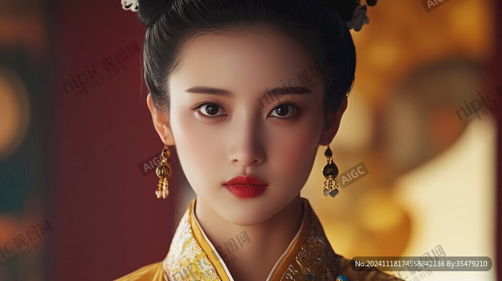 古典美女壁紙