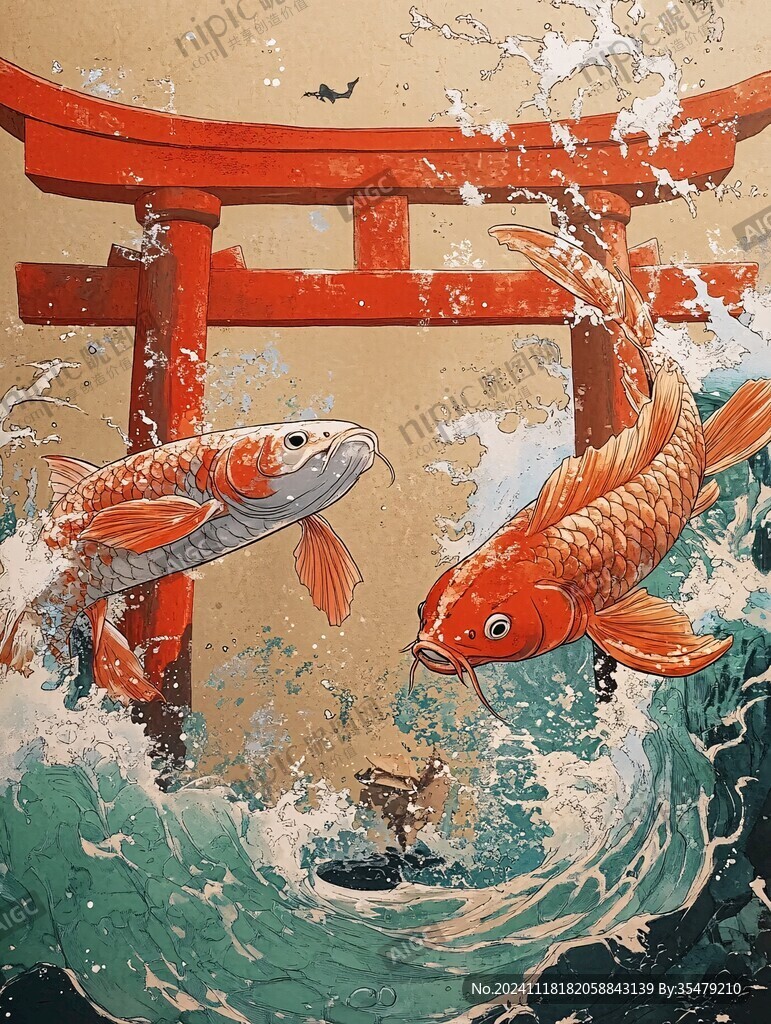 錦鯉轉(zhuǎn)運(yùn)圖