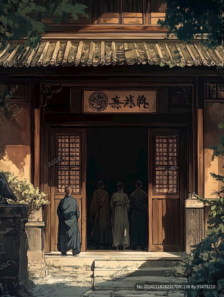 天一閣插畫