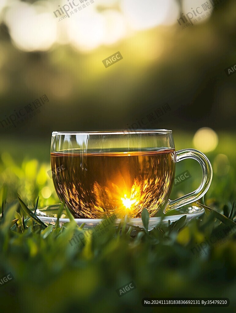 逆光玻璃品茗杯