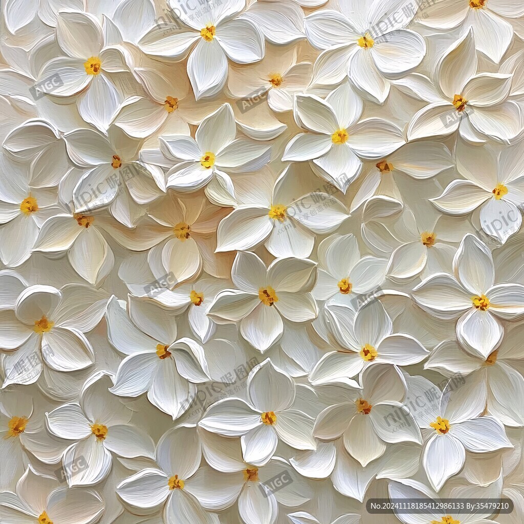 3d立體花壁紙