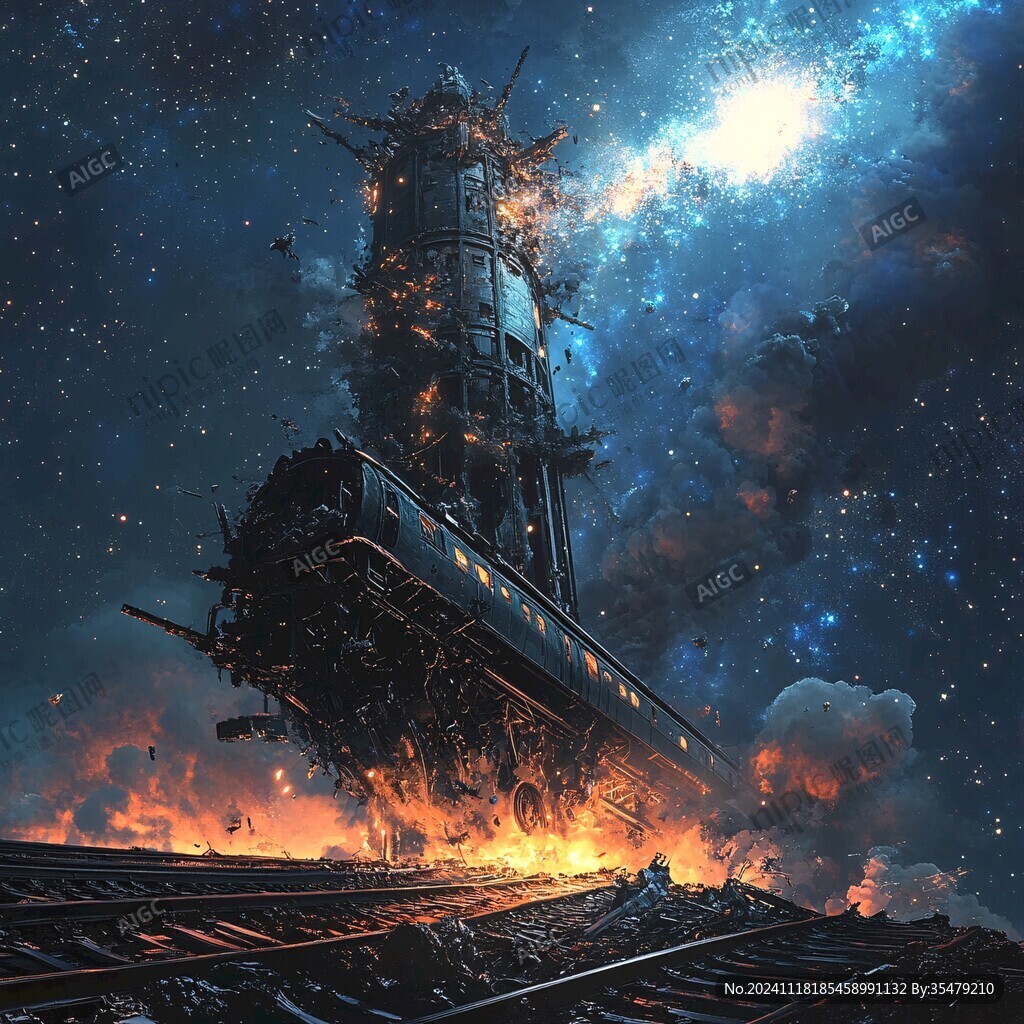 科幻場(chǎng)景宇宙洪荒