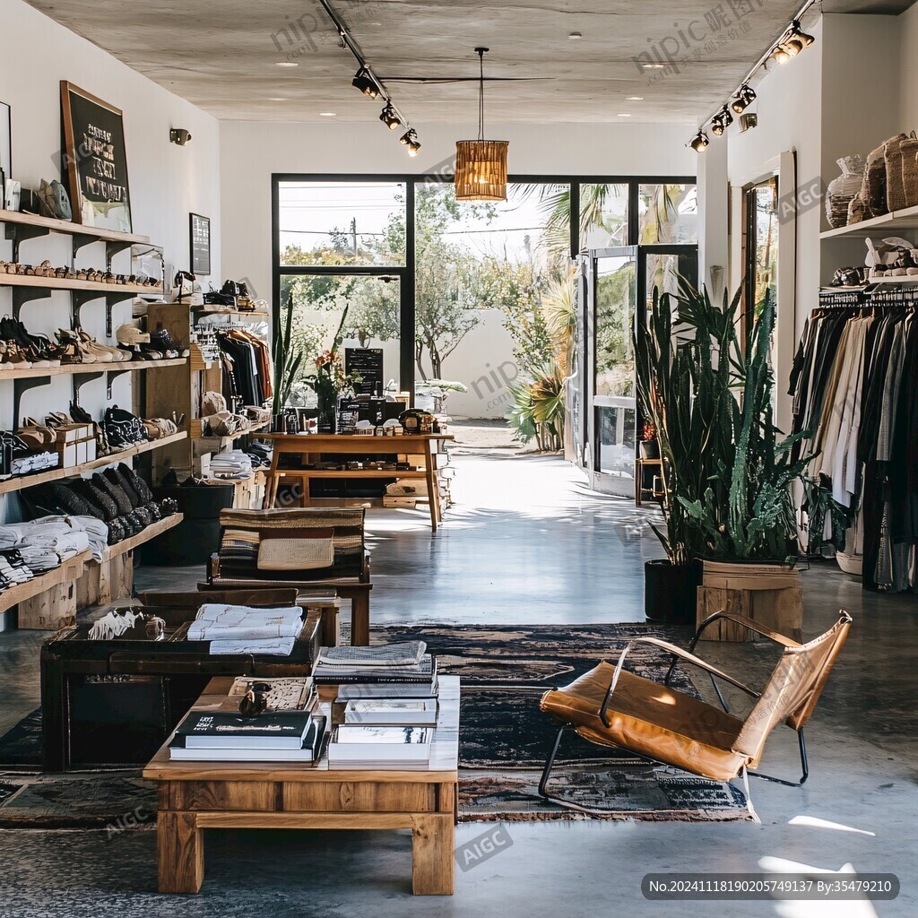 戶外服裝店內景實拍