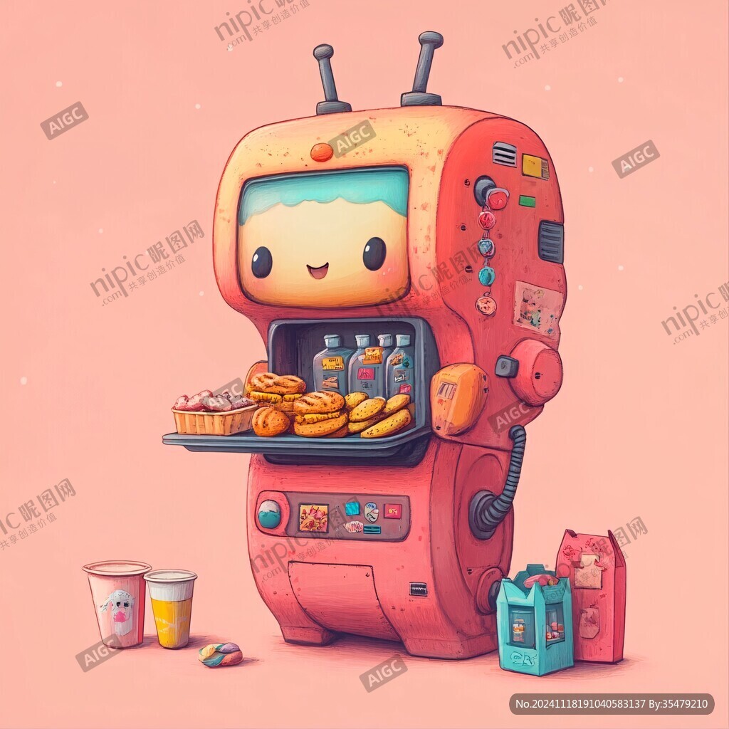 熱奶寶插畫