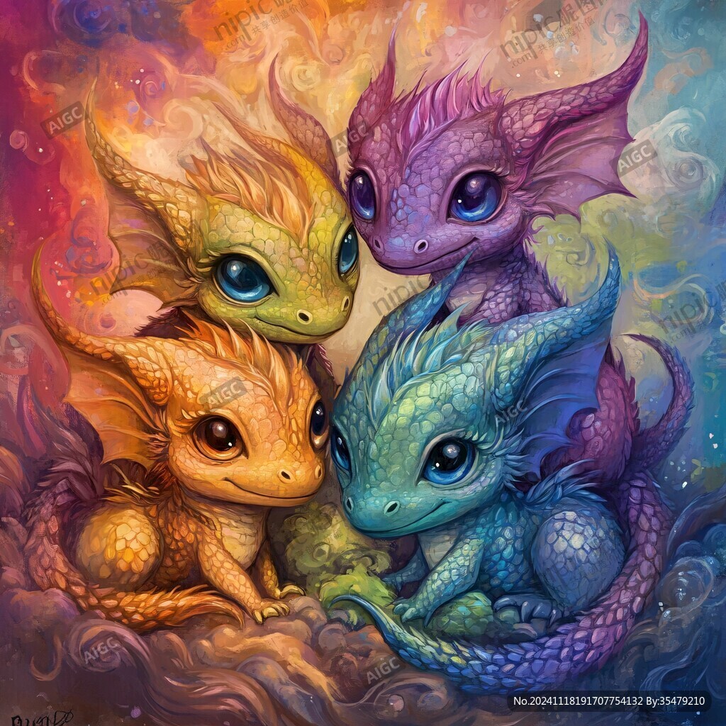 奇幻生物插畫