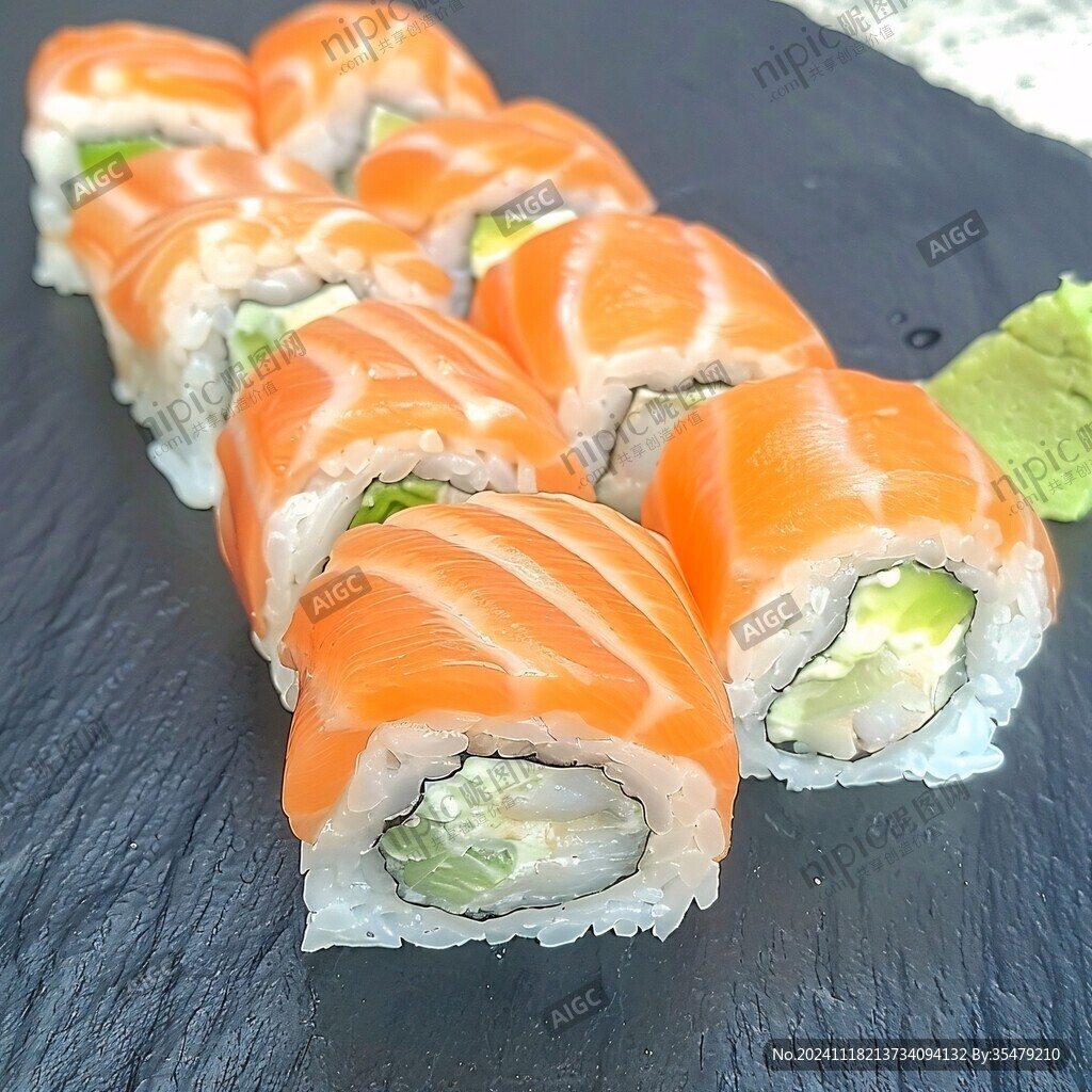 鮭魚加州卷