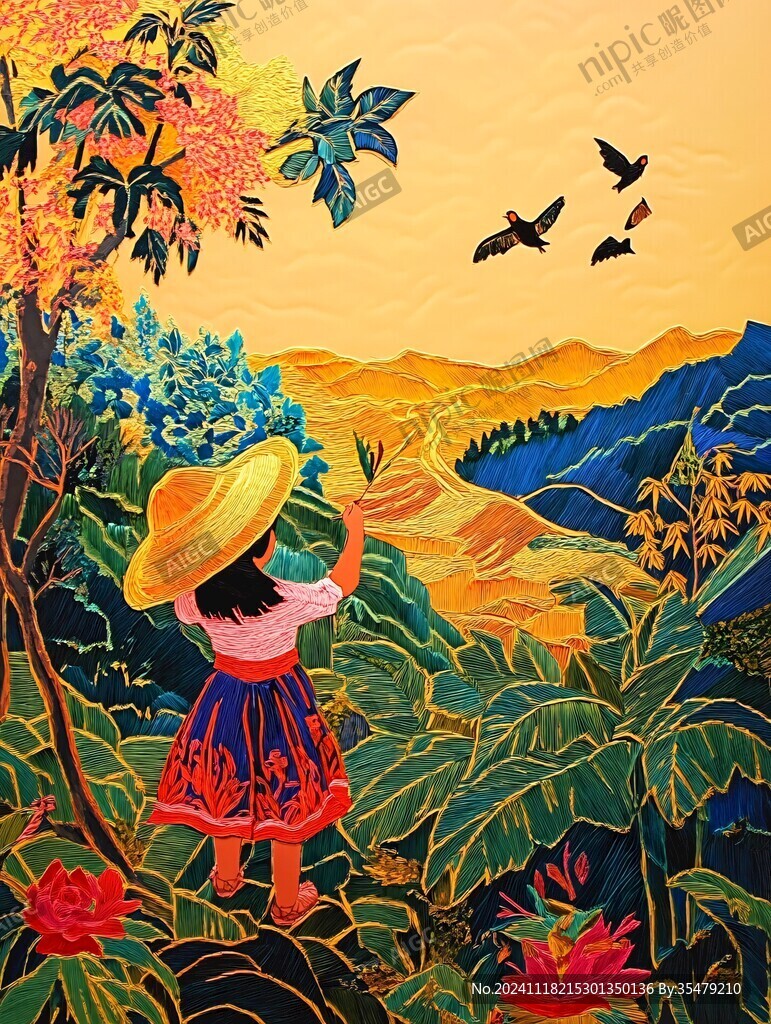 祿勸縣插畫